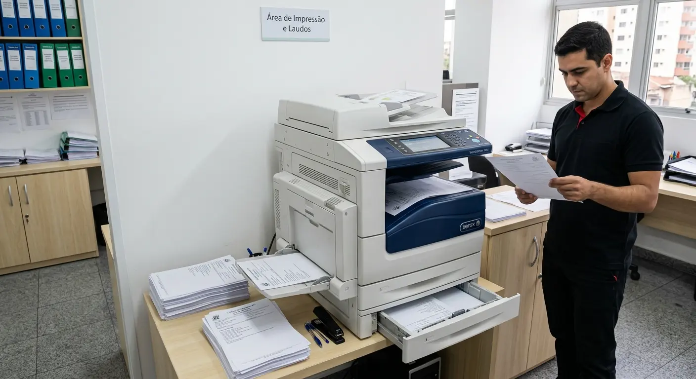 Impressora de laudos e documentos médicos